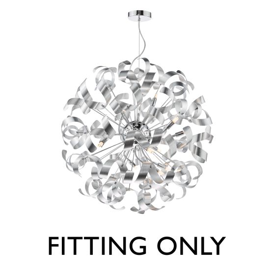 Bonete 12 Light G9 Polished Chrome Adjustable Ceiling Pendant (Frame Only)