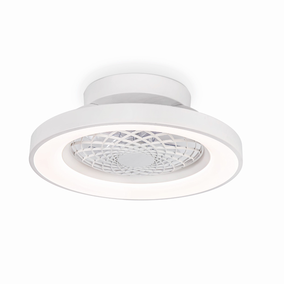 Tibet Mini 53cm 70W LED Dimmable Ceiling Light With 35W DC Reversible Fan, Remote, 3900lm, White, 5yrs Warranty