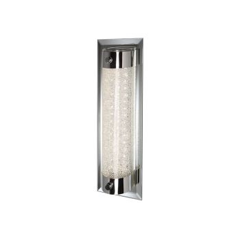 Tube Flush 8W LED 4000K Polished Chrome/Sand Diamond, 680lm, 3yrs Warranty