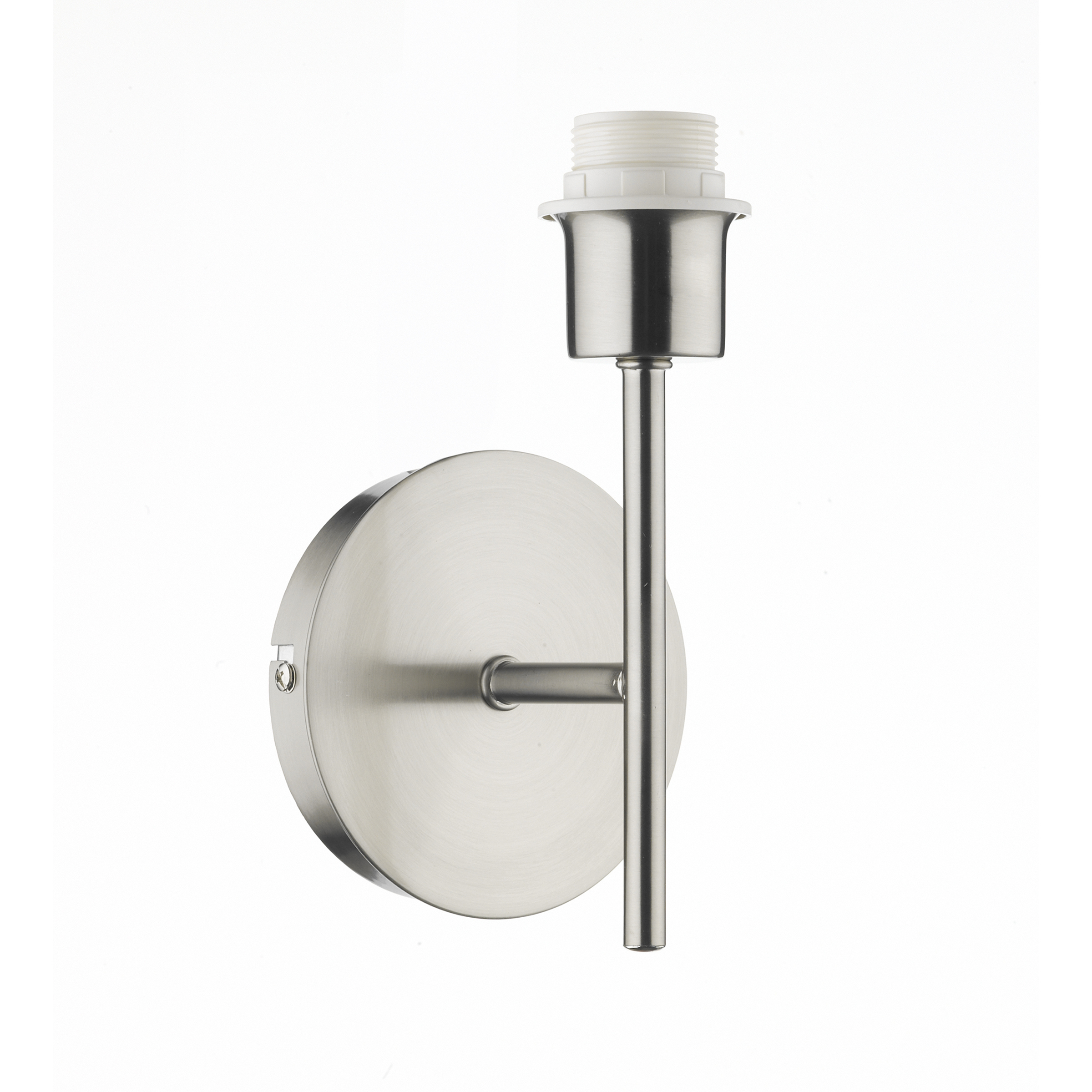 Cebolla 1 Light E27 Satin Chrome Wall Light (Base Only)