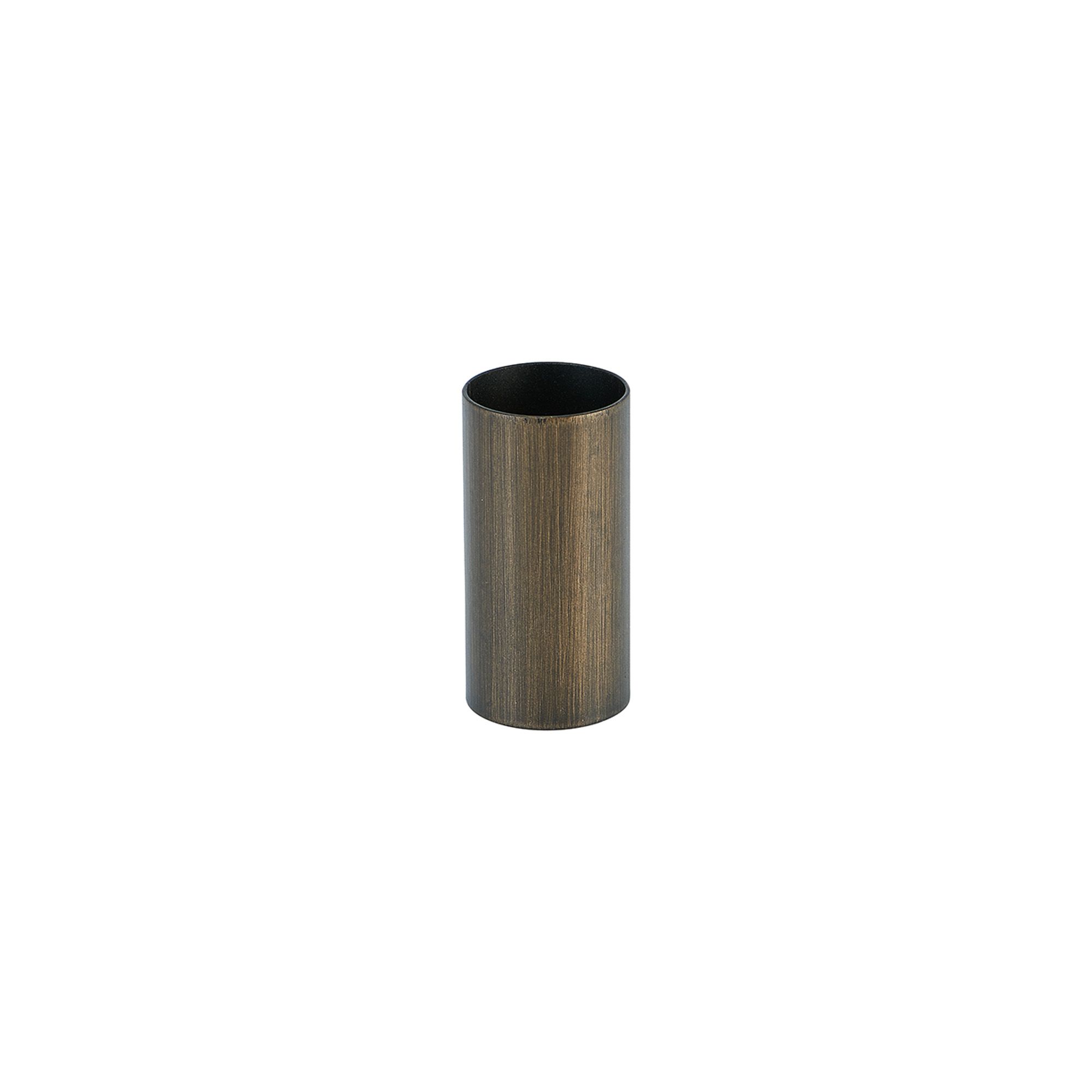 Vertex Single Lampholder Sleeve Matt Bronze