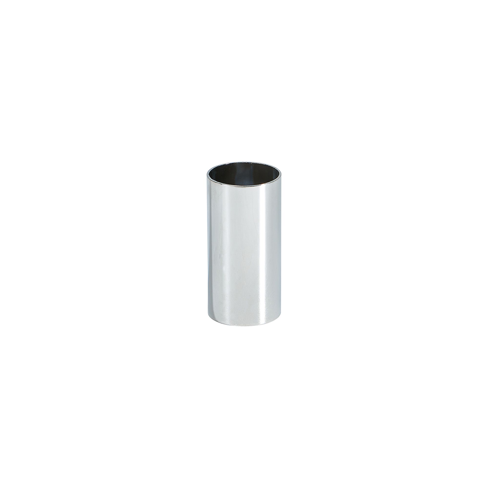 Vertex Single Lampholder Sleeve Polished Nickel