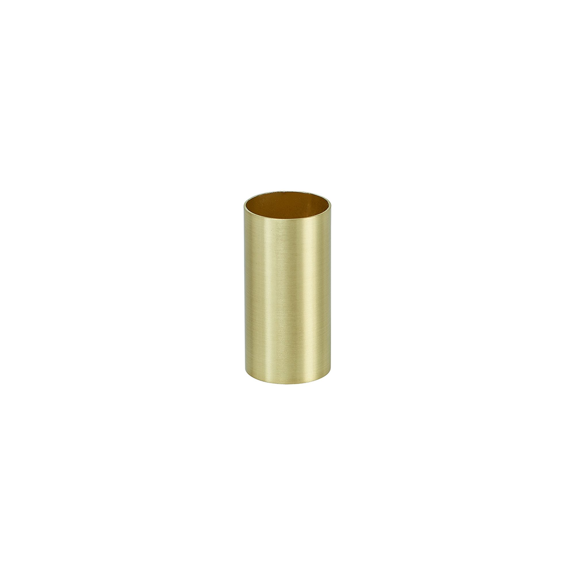 Vertex Single Lampholder Sleeve Satin Gold
