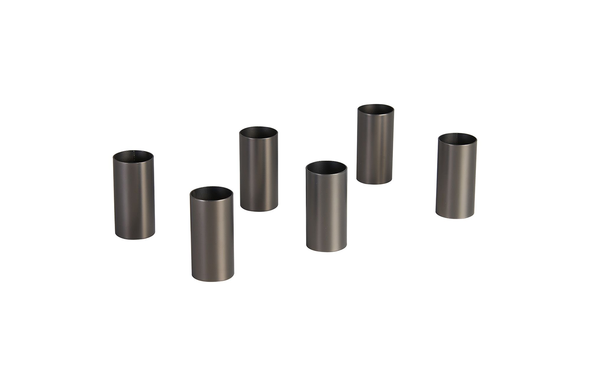 Vertex Pack of 6 Lampholder Sleeve Gun Metal