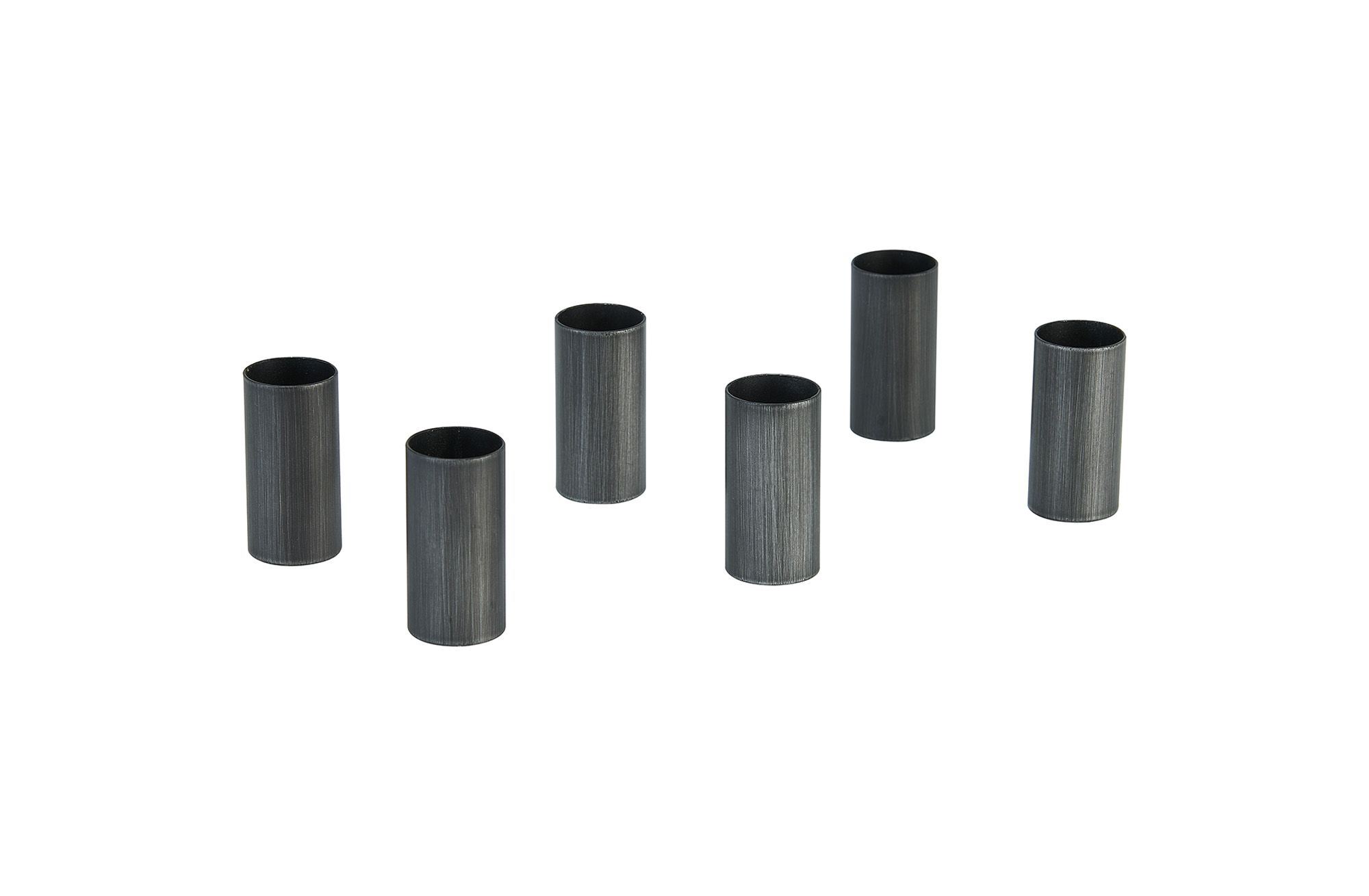Vertex Pack of 6 Lampholder Sleeve Pewter
