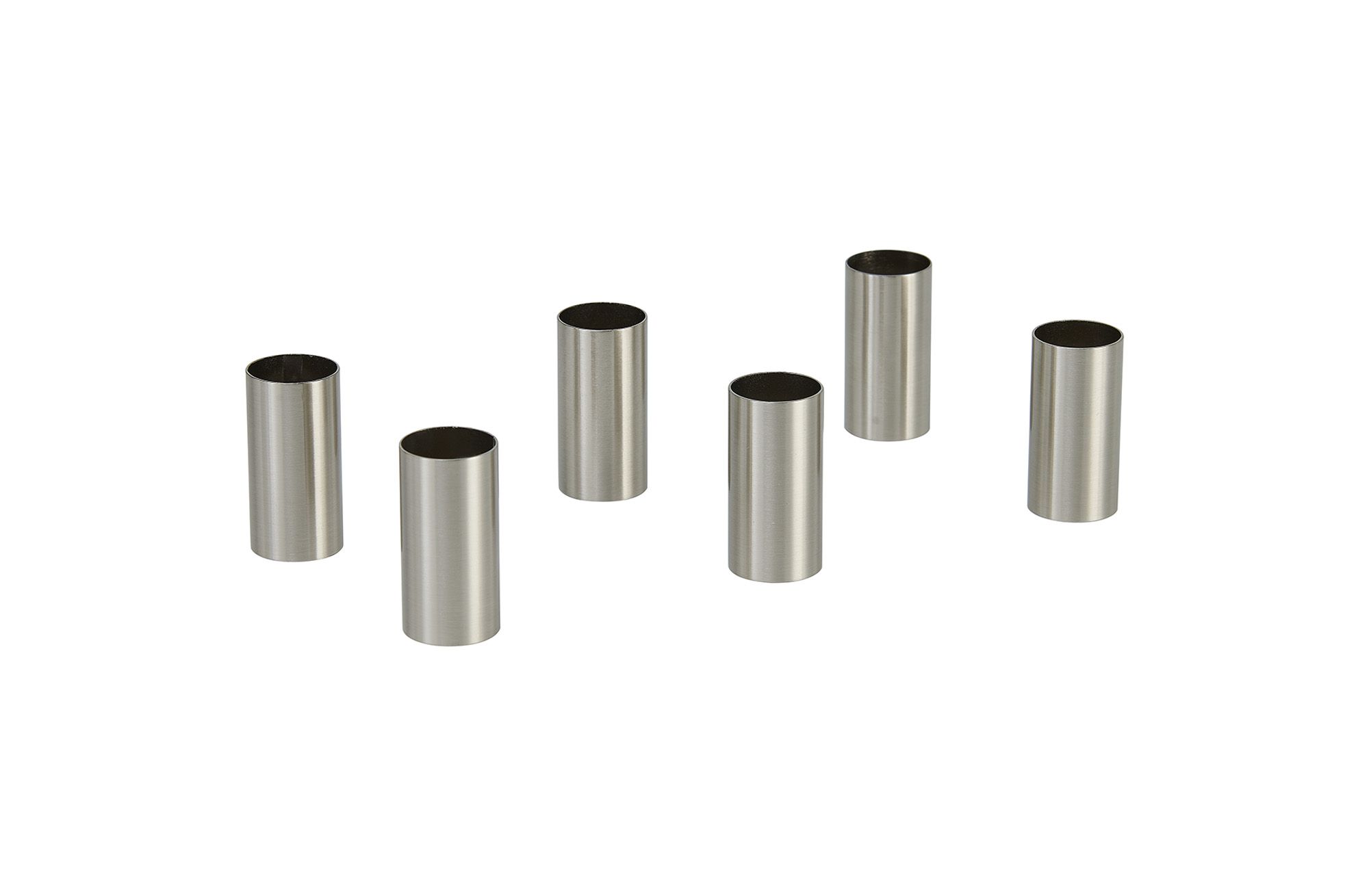 Vertex Pack of 6 Lampholder Sleeve Satin Nickel