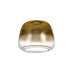 Vista 23x18cm Trapezium Glass (H), Gold Fade/Clear