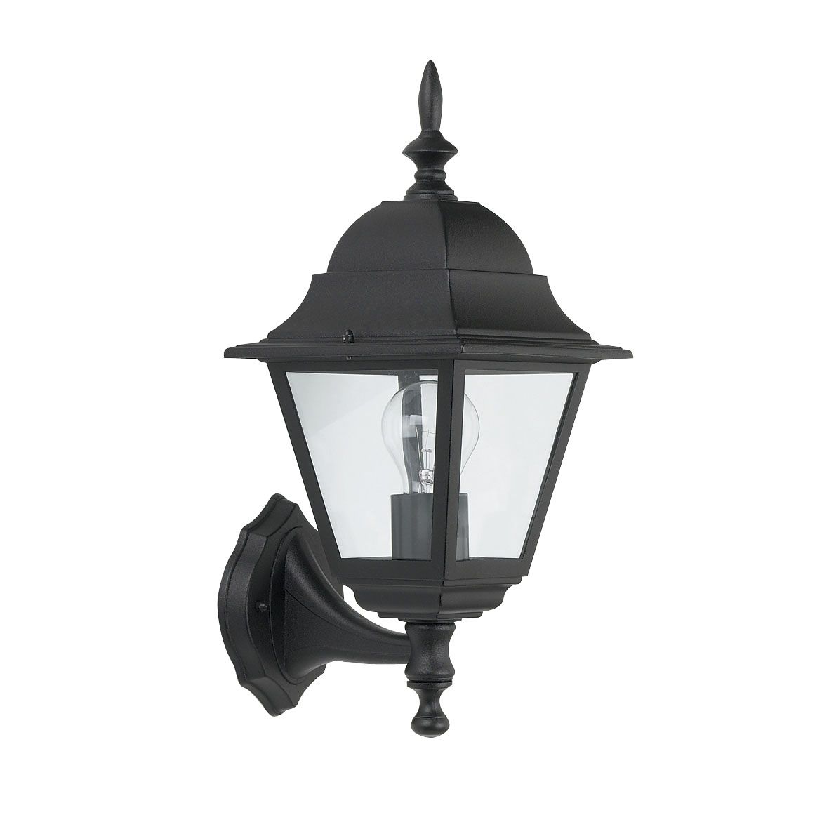 Endon YG-1000 Exterior Up Lantern Black 1 Light In Metal
