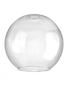 Cody 30x28cm Open Mouth Round Clear Globe Glass (U), Shade