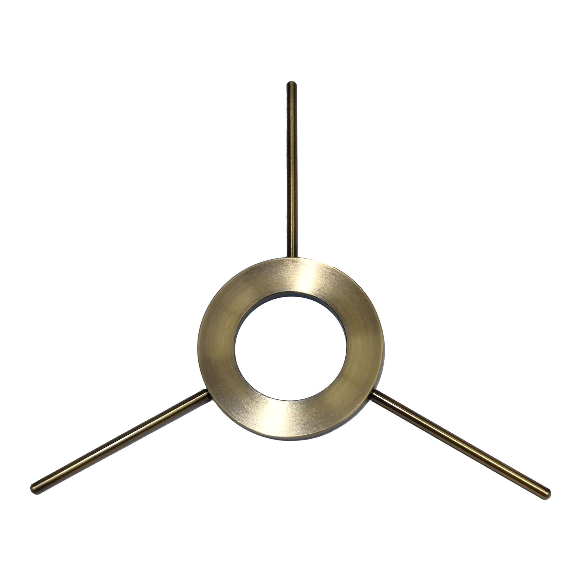 Cody 3 Rod Glass Suspension 150-200mm Bracket, Antique Brass